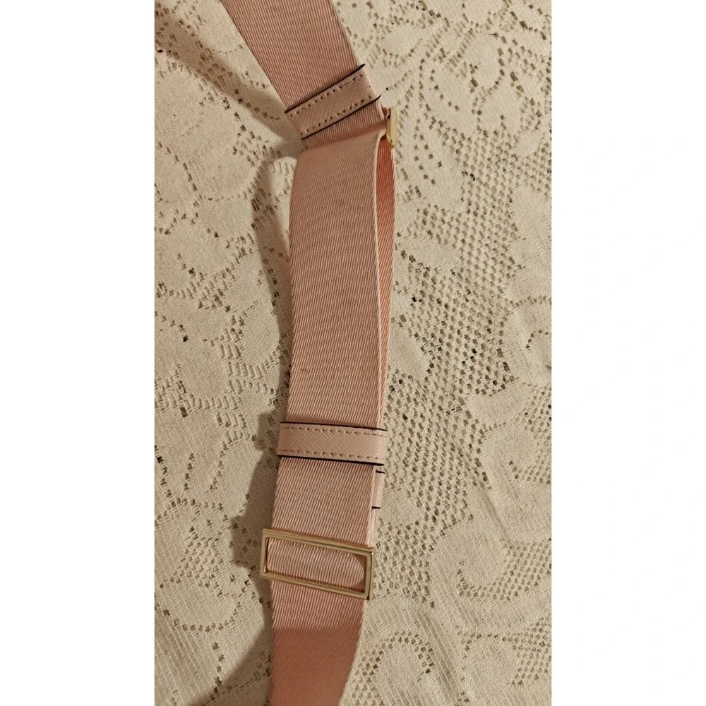 Kate Spade Madison Saddle Bag Light Pink Saffiano Leather Purse Pre Owned